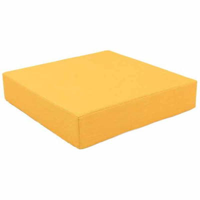 Matte Quadro 1 quadratisch – gelb – Höhe: 15 cm