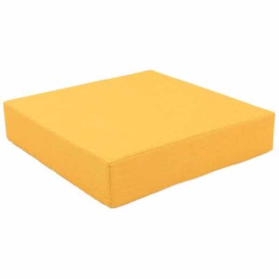 Matte Quadro 2 quadratisch - gelb - Höhe: 15 cm