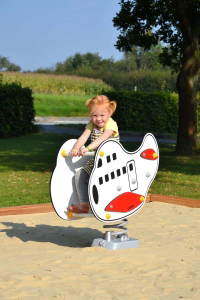 Federwippe Jumbo Flugzeug - LEDON Originals – Bild 7