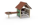 Spielhaus Lin mit Matschtisch – LEDON Explore – EX091 - 1200px COLOURBOX39741679