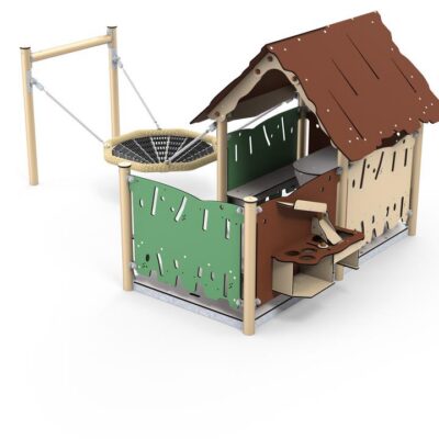 Spielhaus Lilo inkl. Nestschaukel – LEDON Explore – EX093