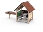 Spielhaus Lin mit Matschtisch – LEDON Explore – EX091 - 1200px COLOURBOX39741681