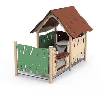 Spielhaus Kiki mit Veranda – LEDON Explore – EX092