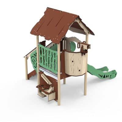 Spielanlage Atox - inkl. Rutsche & Treppe - LEDON Explore - EX111