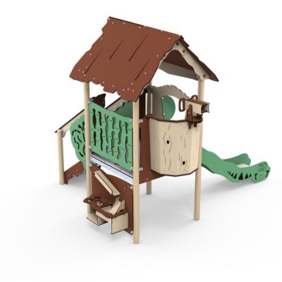 Spielanlage Atox – inkl. Rutsche & Treppe – LEDON Explore – EX111