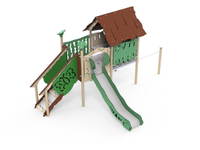 Spielanlage Rios - inkl. Spielhaus, Rutsche & Treppe - LEDON Explore - EX112