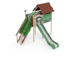 Spielplatz Mayan – mit integriertem Spielhaus und Rutsche – LEDON Explore – EX142 - 1200px COLOURBOX39741705