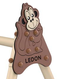 LEDON 2er Reifenschaukel - extra hoch – Bild 4