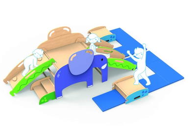 Bewegungslandschaft Wild Climber – Elefant