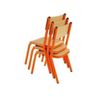 Kindergarten-Stuhl aus Metall – Bild 26