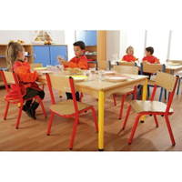 Kindergarten-Stuhl aus Metall – Bild 25