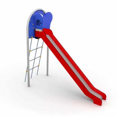 Offene Rutsche mit Seilaufstieg - LEDON Originals