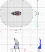 Stehwippe Windsurfer Marina – LEDON Originals - 302215 elevation