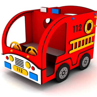 Spielhaus Mini Feuerwehrauto - LEDON Originals - 304010