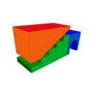 3-teiliges Baumodul MAXI (mit Klettverbindung) - 36 1007 16 1
