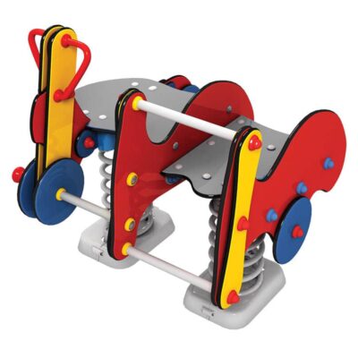 Federwippe Motorrad mit Seitenwagen - LEDON Originals