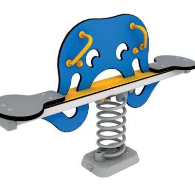 Federwippe Tintenfisch Blau für 2 Kinder - LEDON Originals