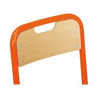 Kindergarten-Stuhl aus Metall mit abgerundeter Rückenlehne – Bild 16