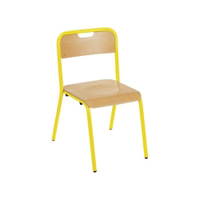 Kindergarten-Stuhl aus Metall mit abgerundeter Rückenlehne - 47806 c014 220111 1d 1000