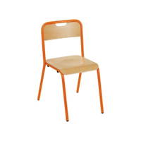 Kindergarten-Stuhl aus Metall mit abgerundeter Rückenlehne - 47807 c007 141014 pd 1000