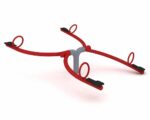 Wippe Crab für 4 Kinder – LEDON Originals - 650205 3d