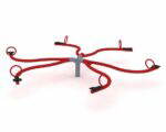 Wippe Spider für 6 Kinder – LEDON Originals - 650215 3d
