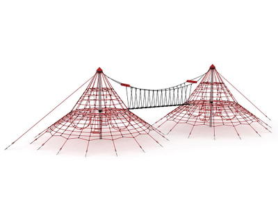 Cheops Pyramiden Kombination Kletternetz