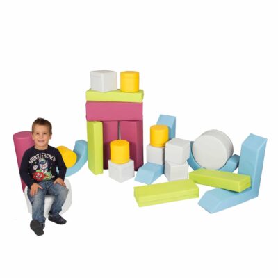 23-teiliger Bausteinsatz Kunstleder MINI