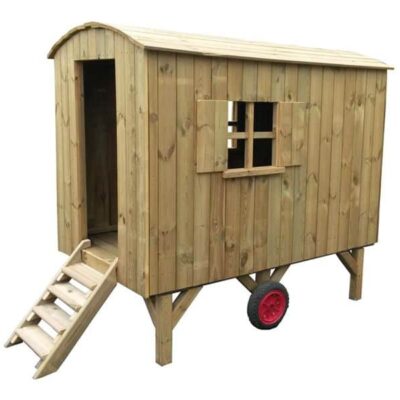 Bauwagen aus Massivholz