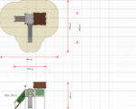 Spielplatz Mayan – mit integriertem Spielhaus und Rutsche – LEDON Explore – EX142 - EX142 elevation