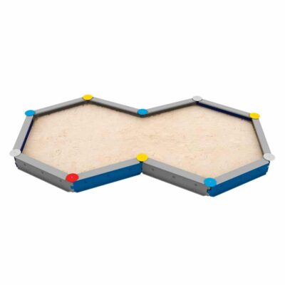 LEDON Zehneck-Sandkasten mit 10 Seiten - verschiedene Ausführungen