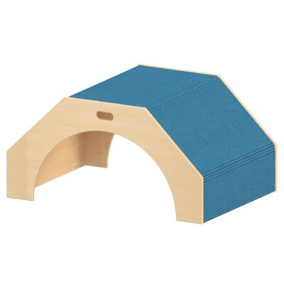 Spielpodest Großer Tunnel mit Tretford-Teppich