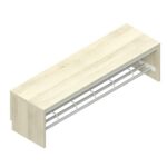 Garderobenbank – Zeitlos – Tiefe: 35 cm - bank zeitlos 3