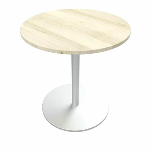 beistelltisch-holz Beistelltisch – rund – Gestell Chrom - beistelltisch holz