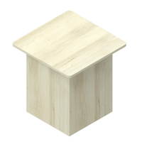 Beistelltisch aus Holz - quadratisch