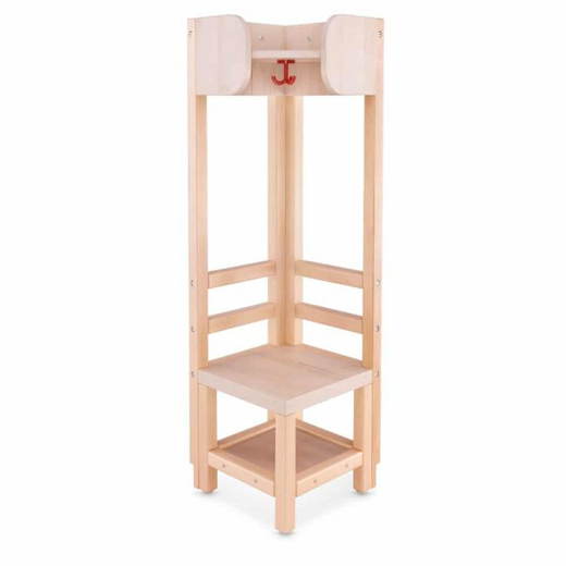 eckgarderobe1 Kindergarten-Eck-Garderobe Klassiker - eckgarderobe1