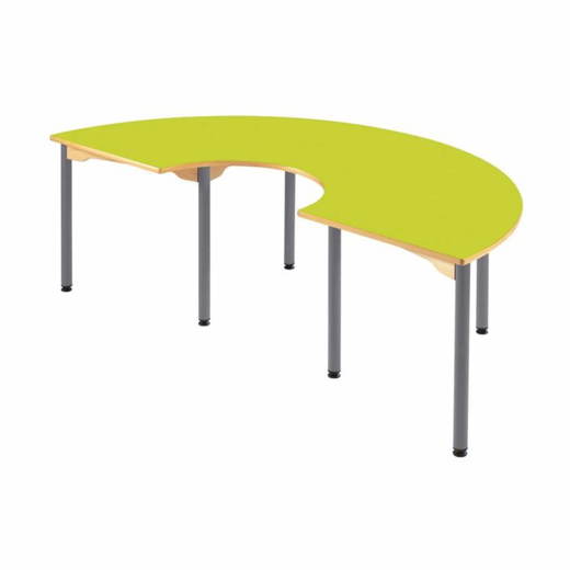 hufeisentisch-gruen Hufeisentisch – in 5 Farben - hufeisentisch gruen