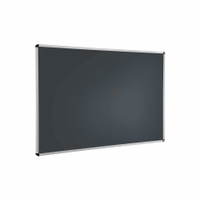 Wandtafel schwarz mit Aluprofilrahmen ohne Ablage
