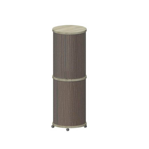 litfsssaeule Litfaßsäule rund Lochblech im XXL-Format - litfsssaeule