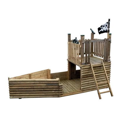 Piratenschiff aus Kiefernholz