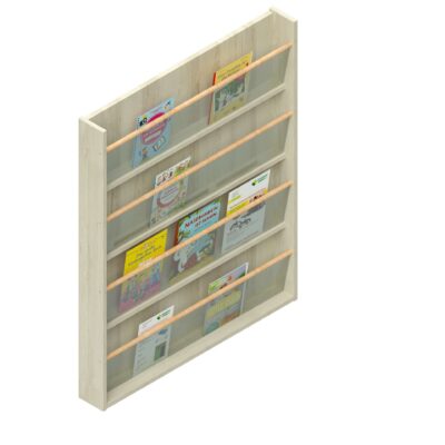 Prospektregal mit 4 Ebenen