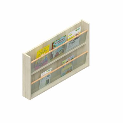 Prospektregal mit 2 Ebenen