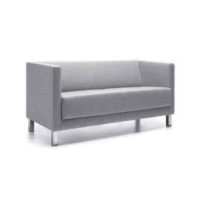 Sofa Victoria 2-Sitzer - Chrom-Gestell