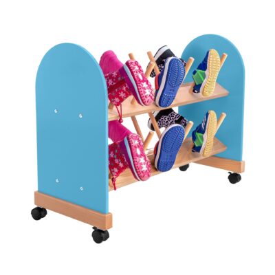 Stiefelkutsche für 18 Paar Stiefel