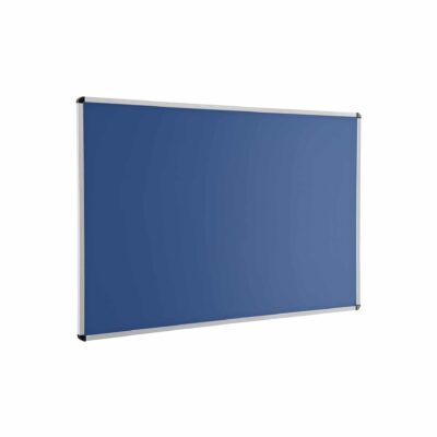 Wandtafel blau mit Aluprofilrahmen ohne Ablage