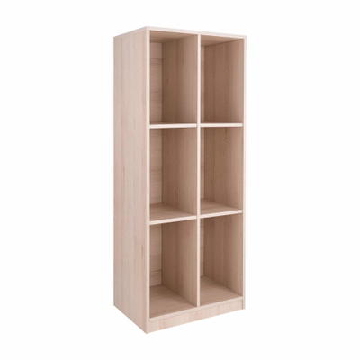 Taschenregal 6 Fächer – 2 nebeneinander und 3 übereinander