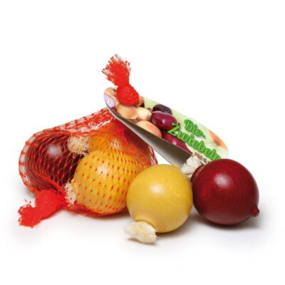 Kaufladenartikel - Zwiebeln im Netz