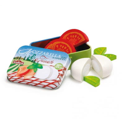 Kaufladenartikel – Mozzarella und Tomate in der Dose (3 Stück)
