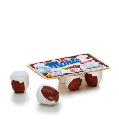 Kaufladenartikel - Schoko-Milch-Dessert Monte von Zott (3 Stück)