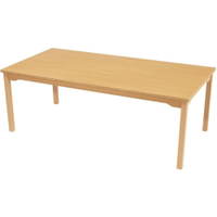 Tisch rechteckig 160×80 cm – mit geräuscharmer Platte mit Beinen aus Holz - 38013 c016 220228 pd 1000